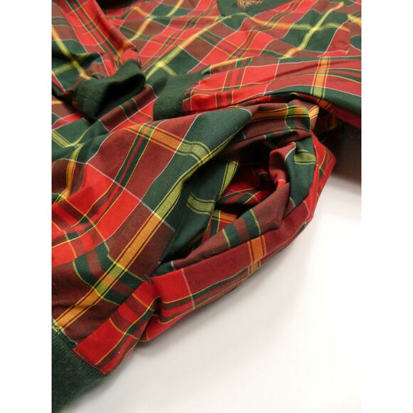 men's vintage PROQUIP pullover windbreaker, plaid, medium - Picture 4 of 4